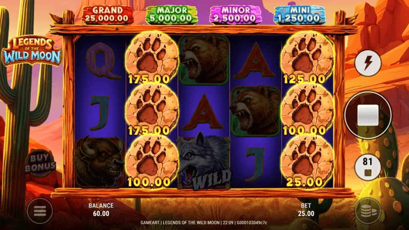 Legends of the Wild Moon - voitto peruspelistä